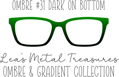 OMBRE 31 DARK ON BOTTOM Eyewear Toppers COMES WITH MAGNETS