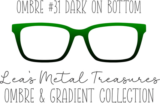 OMBRE 31 DARK ON BOTTOM Eyewear Toppers COMES WITH MAGNETS