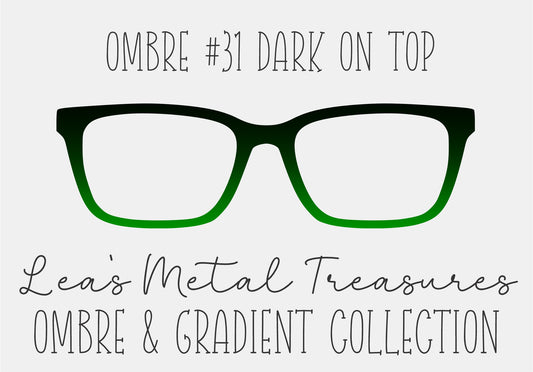 OMBRE 31 DARK ON TOP Eyewear Toppers COMES WITH MAGNETS