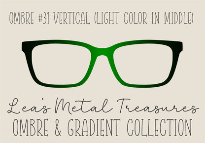 Ombre 31 Vertical (Light color in the middle) TOPPER COMES WITH MAGNETS