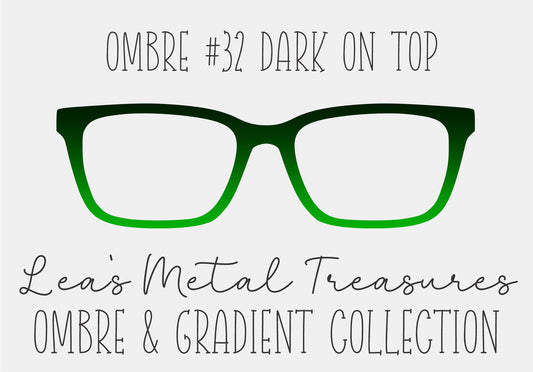 OMBRE 32 DARK ON TOP Eyewear Toppers COMES WITH MAGNETS