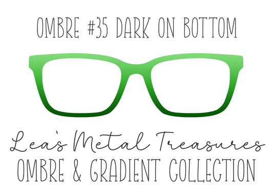 OMBRE 35 DARK ON BOTTOM Eyewear Toppers COMES WITH MAGNETS