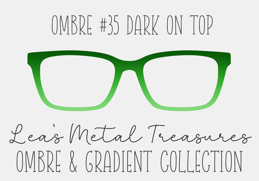 OMBRE 35 DARK ON TOP Eyewear Toppers COMES WITH MAGNETS