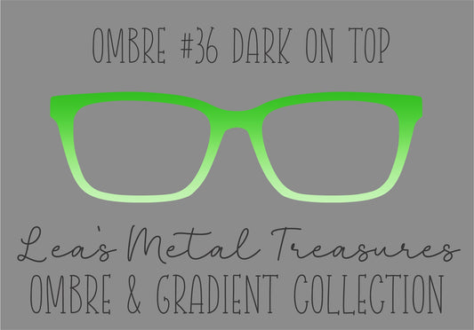 OMBRE 36 DARK ON TOP Eyewear Toppers COMES WITH MAGNETS