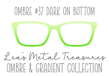 OMBRE 37 DARK ON BOTTOM Eyewear Toppers COMES WITH MAGNETS