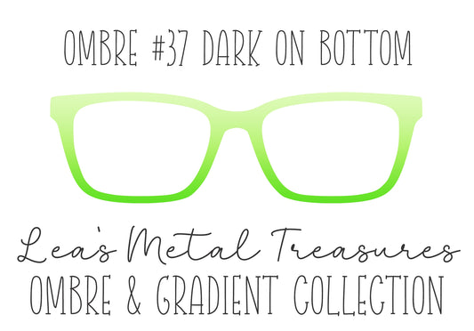 OMBRE 37 DARK ON BOTTOM Eyewear Toppers COMES WITH MAGNETS