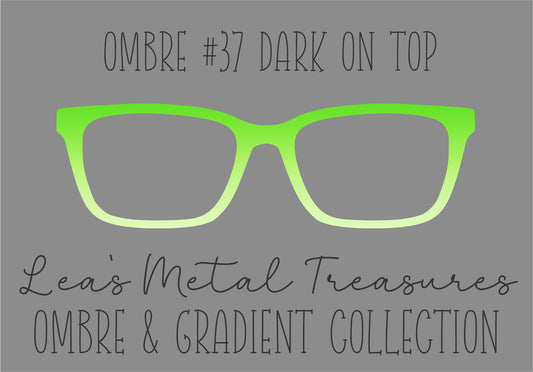 OMBRE 37 DARK ON TOP Eyewear Toppers COMES WITH MAGNETS