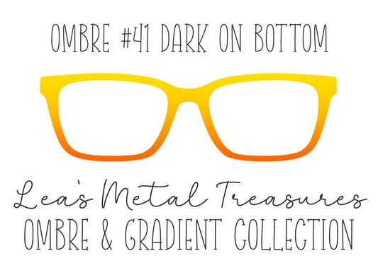 OMBRE 41 DARK ON BOTTOM Eyewear Toppers COMES WITH MAGNETS