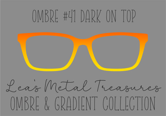 OMBRE 41 DARK ON TOP Eyewear Toppers COMES WITH MAGNETS