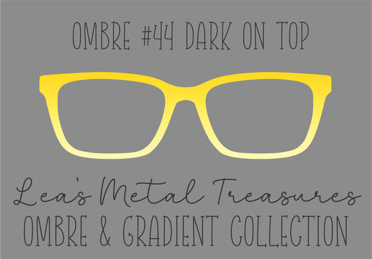 OMBRE 44 DARK ON TOP Eyewear Toppers COMES WITH MAGNETS