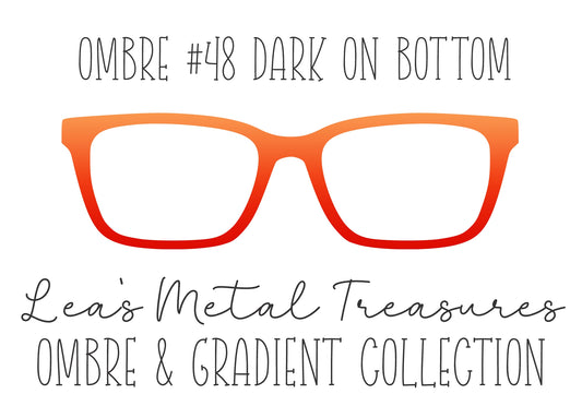 OMBRE 48 DARK ON BOTTOM Eyewear Toppers COMES WITH MAGNETS