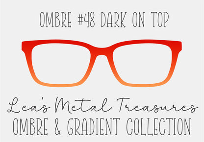 OMBRE 48 DARK ON TOP Eyewear Toppers COMES WITH MAGNETS