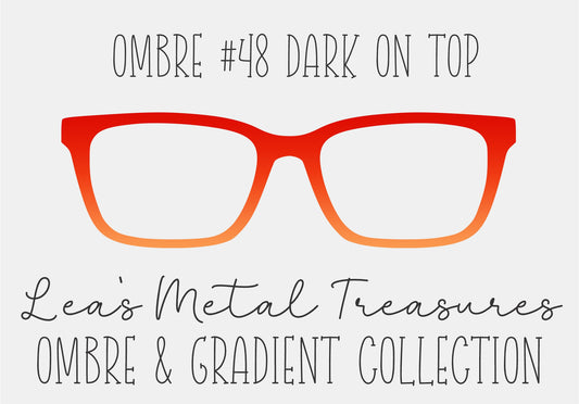 OMBRE 48 DARK ON TOP Eyewear Toppers COMES WITH MAGNETS