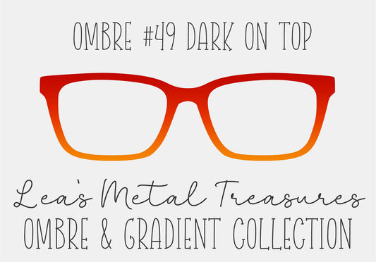 OMBRE 49 DARK ON TOP Eyewear Toppers COMES WITH MAGNETS