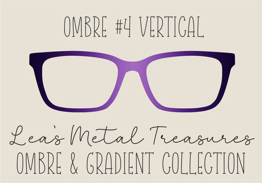 OMBRE 4 VERTICAL Eyewear Toppers COMES WITH MAGNETS