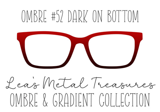 OMBRE 52 DARK ON BOTTOM Eyewear Toppers COMES WITH MAGNETS