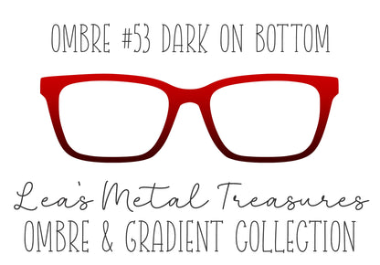 OMBRE 53 DARK ON BOTTOM Eyewear Toppers COMES WITH MAGNETS
