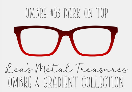 OMBRE 53 DARK ON TOP Eyewear Toppers COMES WITH MAGNETS