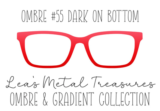 OMBRE 55 DARK ON BOTTOM Eyewear Toppers COMES WITH MAGNETS