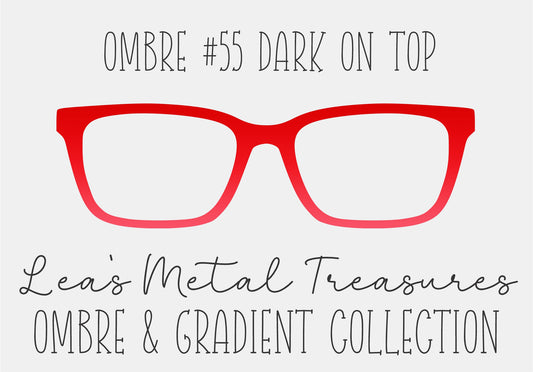 OMBRE 55 DARK ON TOP Eyewear Toppers COMES WITH MAGNETS