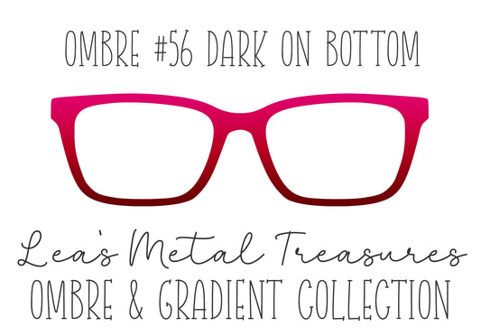 OMBRE 56 DARK ON BOTTOM Eyewear Toppers COMES WITH MAGNETS