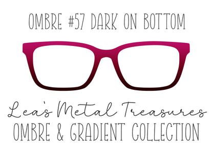 OMBRE 57 DARK ON BOTTOM Eyewear Toppers COMES WITH MAGNETS