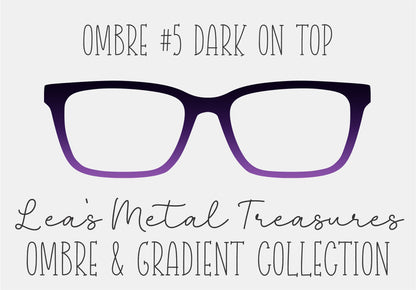OMBRE 5 DARK ON TOP Eyewear Toppers COMES WITH MAGNETS