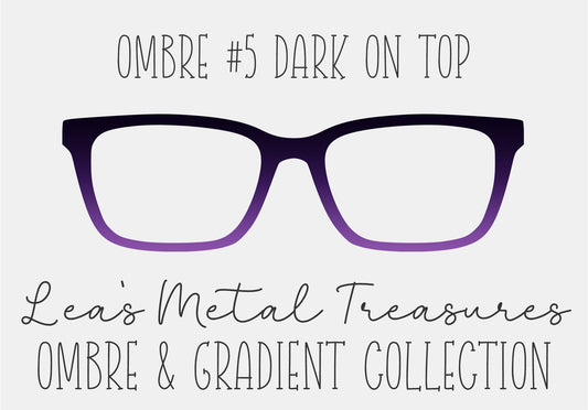 OMBRE 5 DARK ON TOP Eyewear Toppers COMES WITH MAGNETS