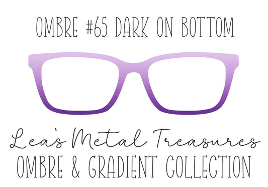 OMBRE 65 DARK ON BOTTOM Eyewear Toppers COMES WITH MAGNETS