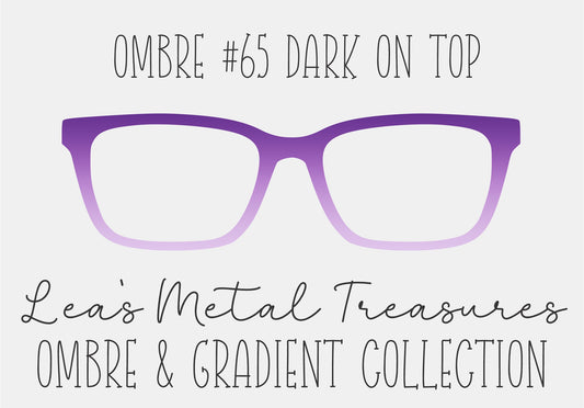 OMBRE 65 DARK ON TOP Eyewear Toppers COMES WITH MAGNETS