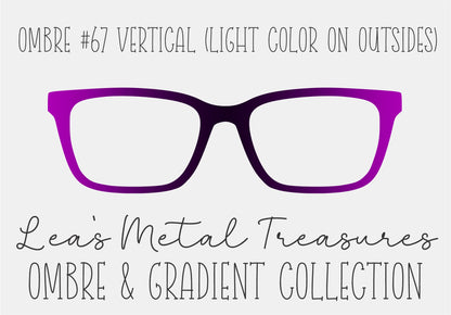 67 Vertical (Light color on the Outsides) TOPPER COMES WITH MAGNETS