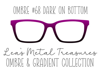 OMBRE 68 DARK ON BOTTOM Eyewear Toppers COMES WITH MAGNETS