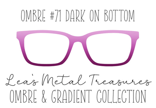 OMBRE 71 DARK ON BOTTOM Eyewear Toppers COMES WITH MAGNETS