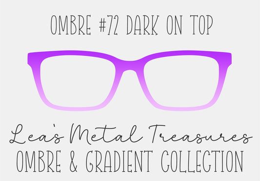 OMBRE 72 DARK ON TOP Eyewear Toppers COMES WITH MAGNETS