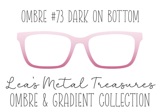 OMBRE 73 DARK ON BOTTOM Eyewear Toppers COMES WITH MAGNETS