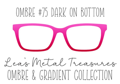 OMBRE 75 DARK ON BOTTOM Eyewear Toppers COMES WITH MAGNETS
