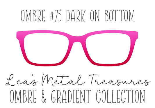 OMBRE 75 DARK ON BOTTOM Eyewear Toppers COMES WITH MAGNETS