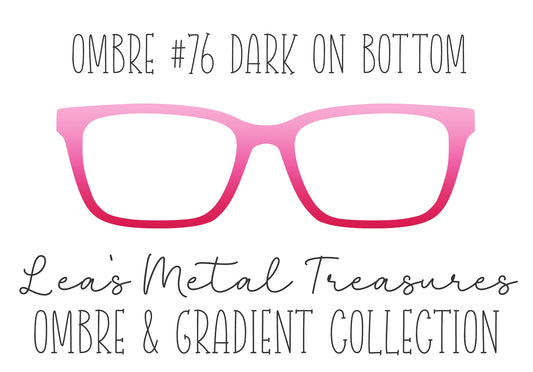 OMBRE 76 DARK ON BOTTOM Eyewear Toppers COMES WITH MAGNETS