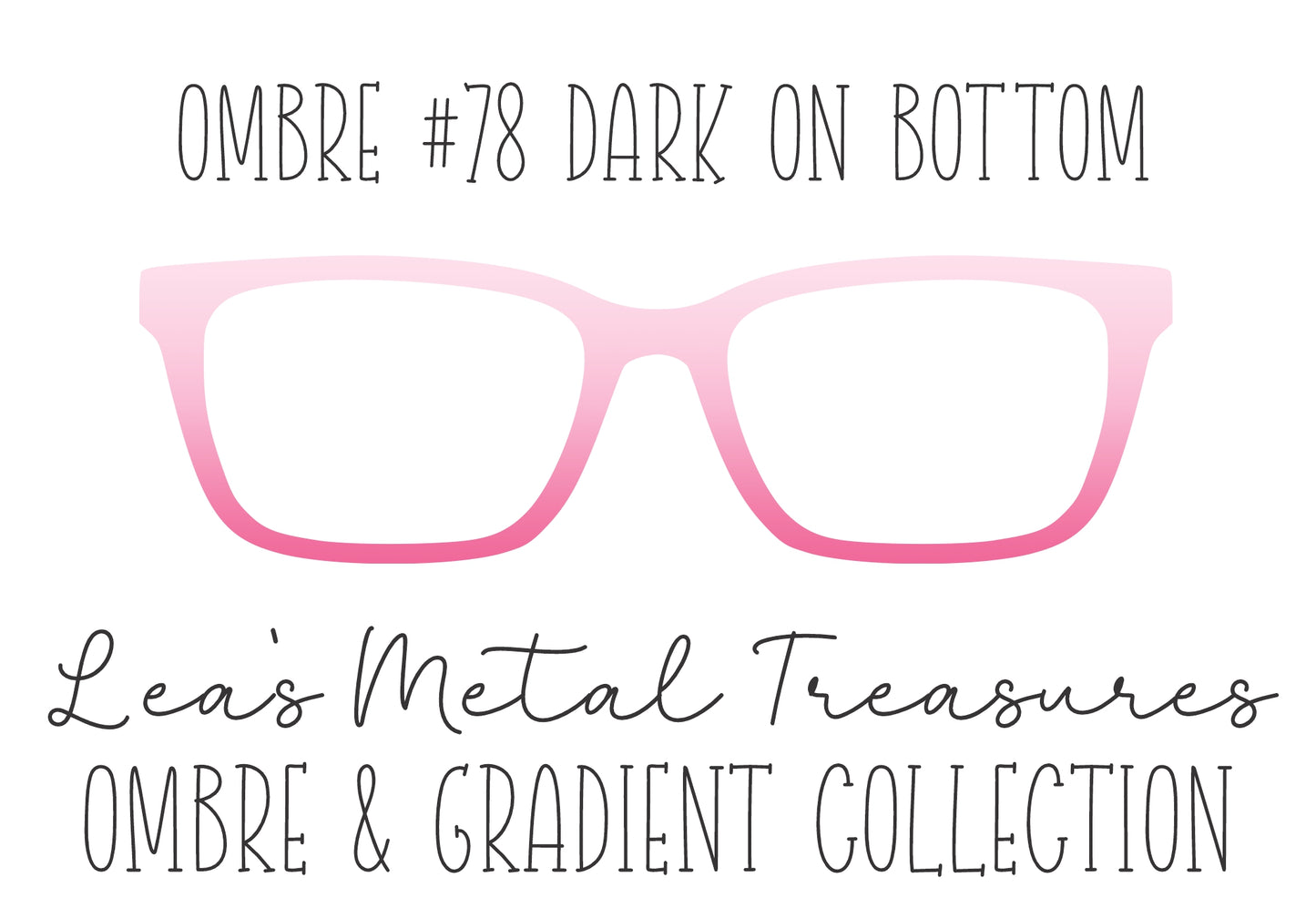 OMBRE 78 DARK ON BOTTOM Eyewear Toppers COMES WITH MAGNETS