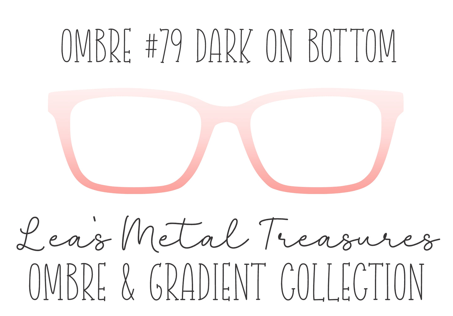 OMBRE 79 DARK ON BOTTOM Eyewear Toppers COMES WITH MAGNETS