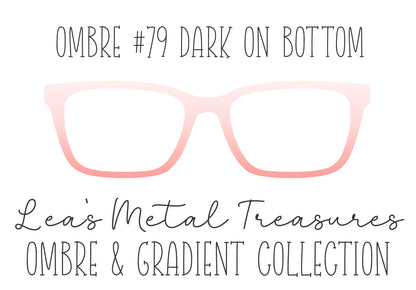OMBRE 79 DARK ON BOTTOM Eyewear Toppers COMES WITH MAGNETS