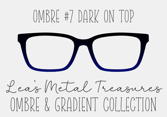 OMBRE 7 DARK ON TOP Eyewear Toppers COMES WITH MAGNETS