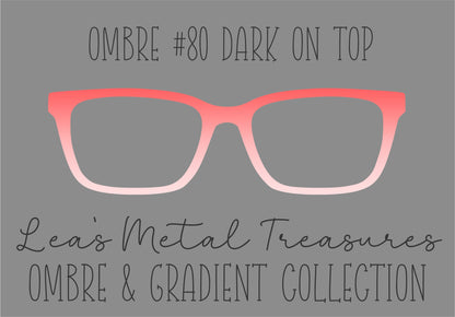 OMBRE 80 DARK ON TOP Eyewear Toppers COMES WITH MAGNETS