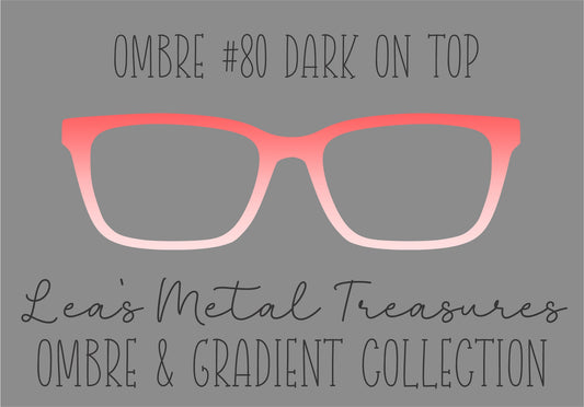 OMBRE 80 DARK ON TOP Eyewear Toppers COMES WITH MAGNETS