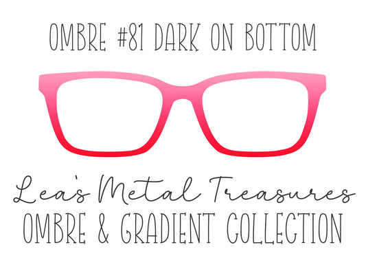 OMBRE 81 DARK ON BOTTOM Eyewear Toppers COMES WITH MAGNETS