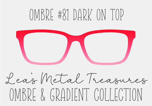 OMBRE 81 DARK ON TOP Eyewear Toppers COMES WITH MAGNETS