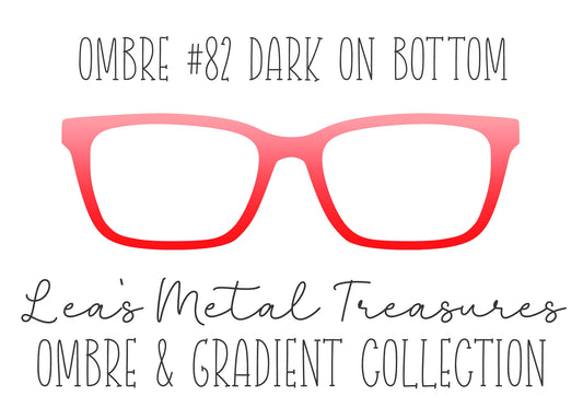 OMBRE 82 DARK ON BOTTOM Eyewear Toppers COMES WITH MAGNETS