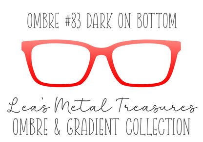 OMBRE 83 DARK ON BOTTOM Eyewear Toppers COMES WITH MAGNETS