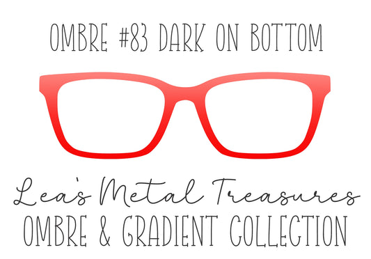 OMBRE 83 DARK ON BOTTOM Eyewear Toppers COMES WITH MAGNETS