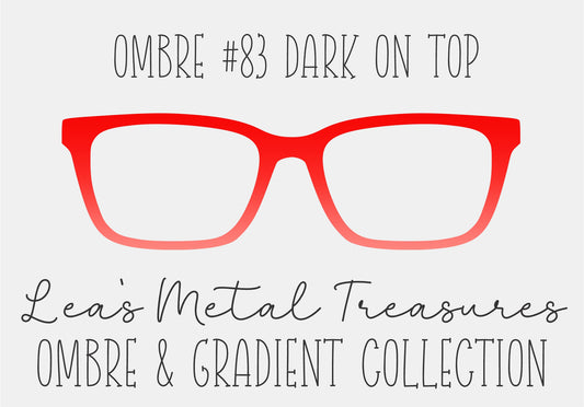 OMBRE 83 DARK ON TOP Eyewear Toppers COMES WITH MAGNETS